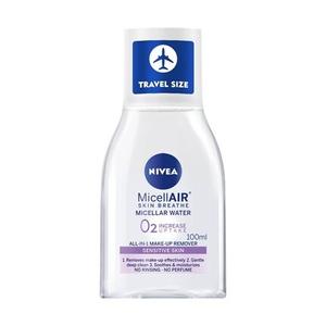 Nivea Micellair Skin Breathe Мицеллярное средство для снятия макияжа Water Travel, размер 100 мл