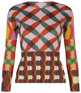 Футболка Pleats Please Issey Miyake Harmony, розовая