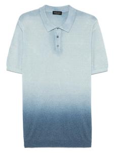 Рубашка поло с эффектом градиента Roberto Collina, синий
