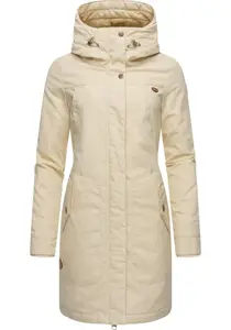 Зимнее пальто Ragwear "Jannisa", стильная женская зимняя парка с капюшоном, бежевый