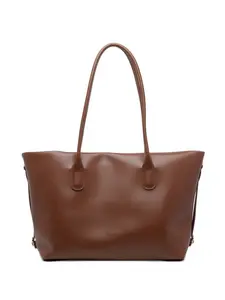 Сумка на плечо Tallia с магнитной застежкой Themoirè, коричневый