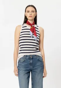 Рингел топ Luisa Cerano, Navy Blue Cream