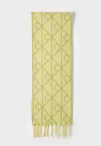 Шарф Calvin Klein EMBL﻿EM, Lime Aop/Green