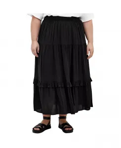 Юбка Devine Beauty Plus Size CITY CHIC, черный