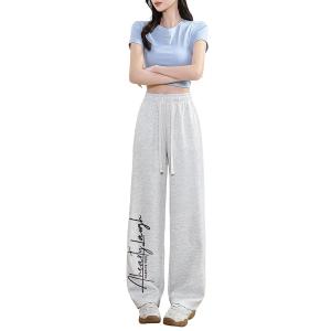 Повседневные брюки женские умеренные Sweatpants WARRIOR, светло-серый