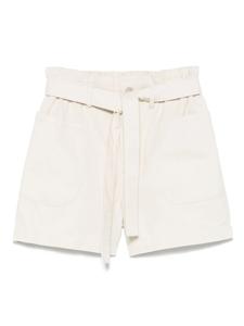 DKNY шорты с поясом, нейтральный