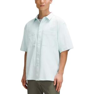 Свободная рубашка Relaxed Fit Lululemon, синий