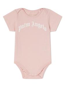 Palm Angels Kids комплект из трех боди с логотипом, розовый