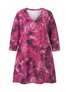 Длинная рубашка черного цвета Ulla Popken