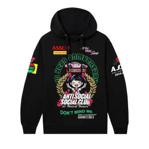 Худи Anti Social Social Club Weird Years Hoodie, Black