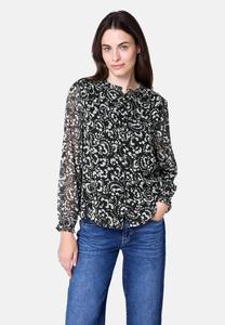 Блуза Street One Studio Button-down blouse, Schwarz/Black