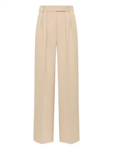 Плиссированные брюки прямого кроя Maliparmi, нейтральный