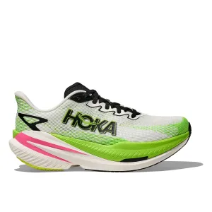 Женские беговые кроссовки MACH X 3 Hoka, белый/зеленый