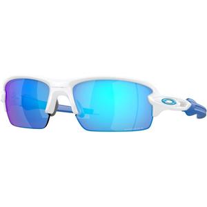 Очки для вождения, бега, велоспорта Unisex Oakley, белый frame with синий lens