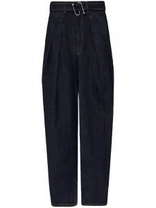 Широкие джинсы SPORTMAX, синий