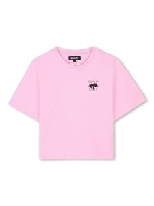 Dkny Kids футболка с логотипом, розовый