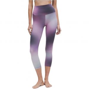 Женские высокие йога-штаны Lululemon, фиолетовый