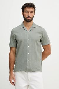 Рубашка с добавлением льна Lindbergh, зеленый