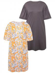 Ночная рубашка Ulla Popken, цвет betongrau