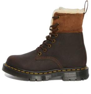 Ботинки Dr. Martens 1460 Wintergrip, коричневый