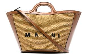 MARNI Маленькая тропическая сумка-шопер