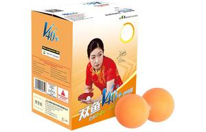 Настольный теннис DOUBLE FISH, v40+one star table tennis оранжевый 100 pack