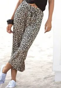 Брюки Lascana, Schwarz Sand Bedruckt