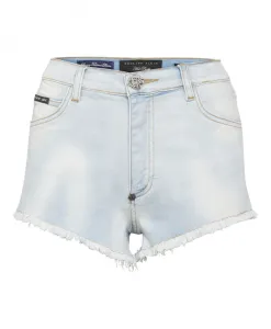 Джинсовые шорты Philipp Plein, синий