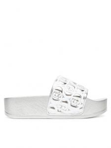 Шлепанцы Mykonos 01 BA5097 EX252 Liu Jo, серебряный