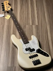 Fender Japan Hybrid II Jazz Bass PJ с грифом из палисандра в цвете Olympic Pearl JD24008897