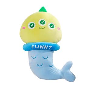 Мягкая игрушка кукла русалка в мультяшном стиле, высота 15см/50см/70см MERCONSER