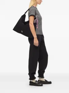 Сумка на плечо Ikon с логотипом KARL LAGERFELD, черный