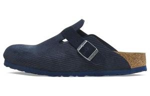 Бостон Тисненый Вельвет Замша Полночь Birkenstock