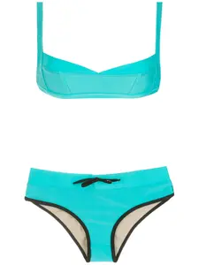 Бикини с контрастной окантовкой Amir Slama, синий