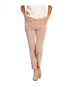 Вельветовые узкие брюки-чиносы Mason'S, розовый