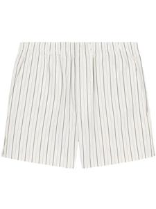 AMI Paris шорты в полоску, белый