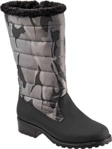 Женские высокие полусапоги до середины икры Trotters Benji, Black/Dark Camo