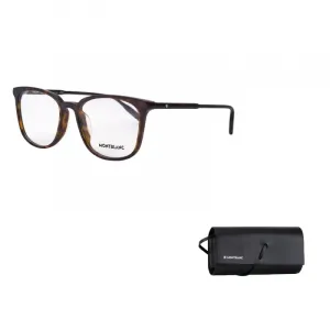 MONTBLANC Оправы для очков мужские нестандартной формы, Tortoiseshell