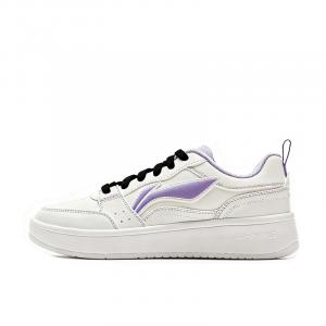 LINING Кроссовки для скейтбординга Acer Truncatum с амортизацией, устойчивые к истиранию и скольжению, низкие, женские, бело-фиолетовые