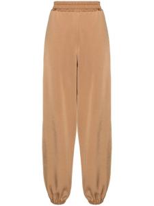 Jil Sander спортивные брюки с эластичным поясом, коричневый