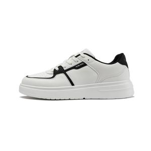 AOKANG Низкие мужские кроссовки для скейтбординга, белые/черные