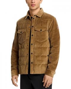 Джинсовая рубашка-куртка Gelt Moncler, коричневый/бежевый