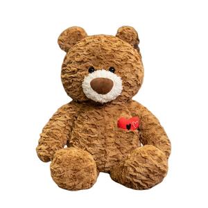Плюшевая игрушка мишка плюшевая кукла высота 35см/50см Tak Bebe, темно-коричневый