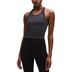 Топ-майка женская Others Lululemon, черный/rainbow lurex/blk/rainbow lurex