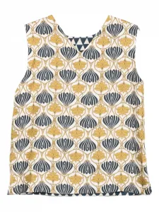 Двусторонний топ с принтом MAX MARA, нейтральный