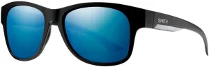 Поляризованные солнцезащитные очки Smith Optics Wayward Lifestyle, матово-черные с синим зеркальным покрытием Chromapop, Black