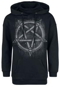 Толстовка с капюшоном Gothicana by EMP, черный