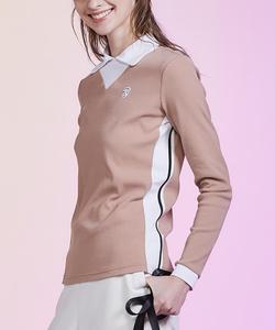 Пуловер в рубчик, подобранный по цвету