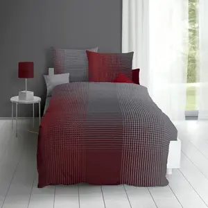 Постельное белье Mako satin Master 155x220 см + 80x80 см ruby Kaeppel