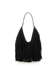 cachecache / Полуплечевая сумка из замши с бахромой
